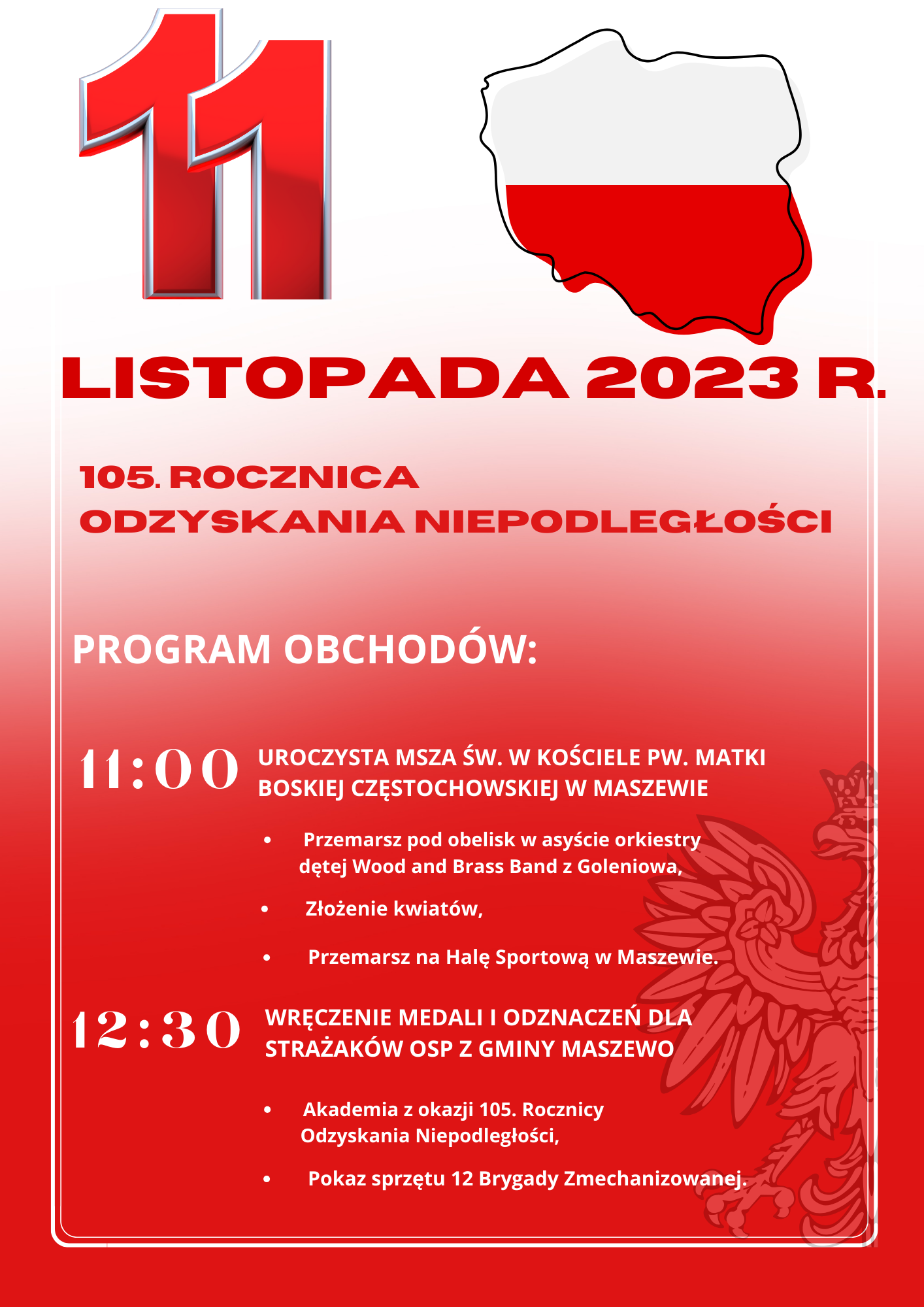 Plakat 11 listopada 2023
